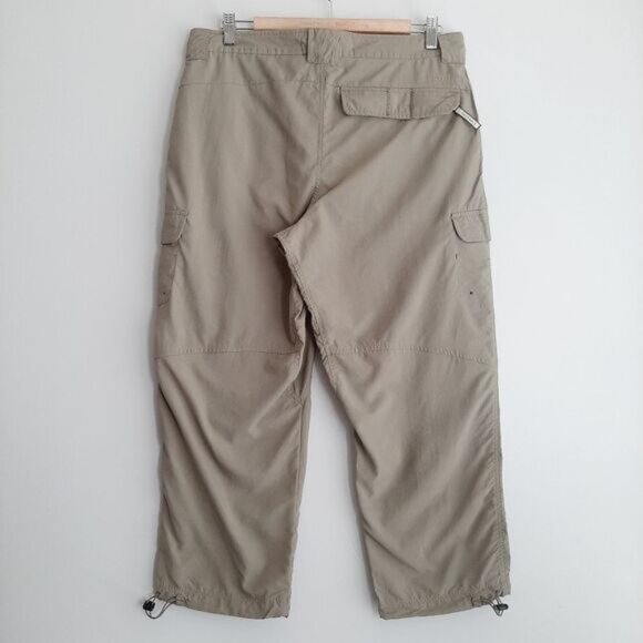 COLUMBIA Titanium Capri Light Packable Casual Cropped Pants Sz 12 Flawed - Picture 8 of 14